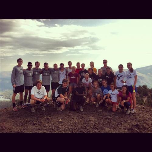 APU XC 2012 on top of Red Cone. (10,500 ft. altitude)
